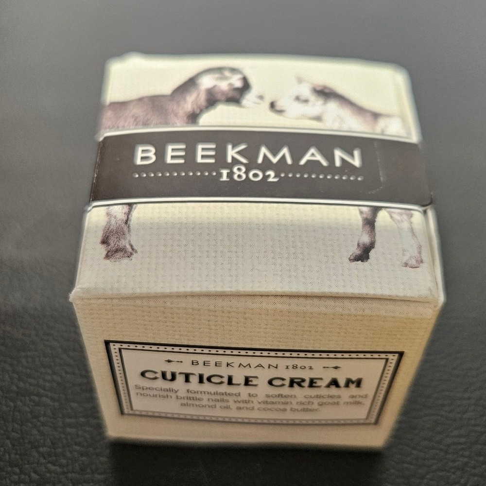 Beekman 1802 Pure Goat Milk Cuticle Cream Fragrance Free 0.3 oz New in Box